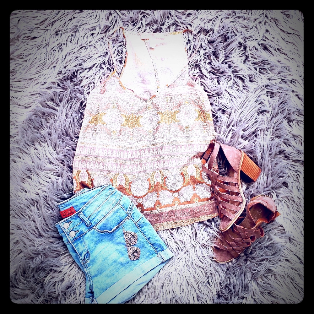 👍4 for $20👍Boho Tank, size small
